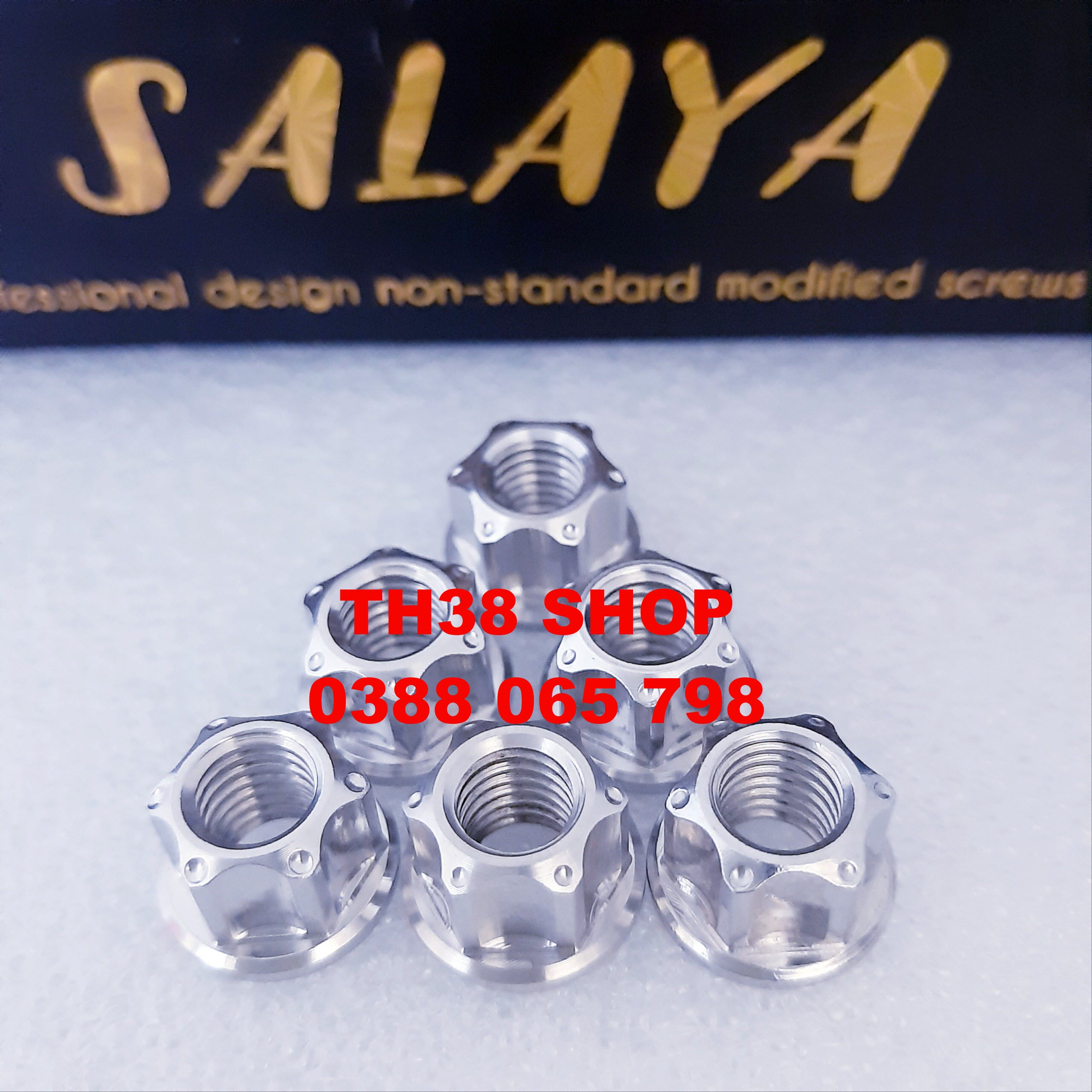 ốc đĩa tải sau ex150 [bộ 6 con hở đầu và bít đầu lựa chọn bên dưới]