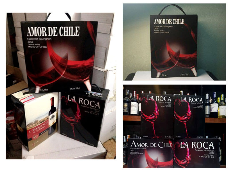 Vang bịch Chile La Roca đỏ 5 Lít nhập khẩu chính hãng - Nước nho không qua chưng cất