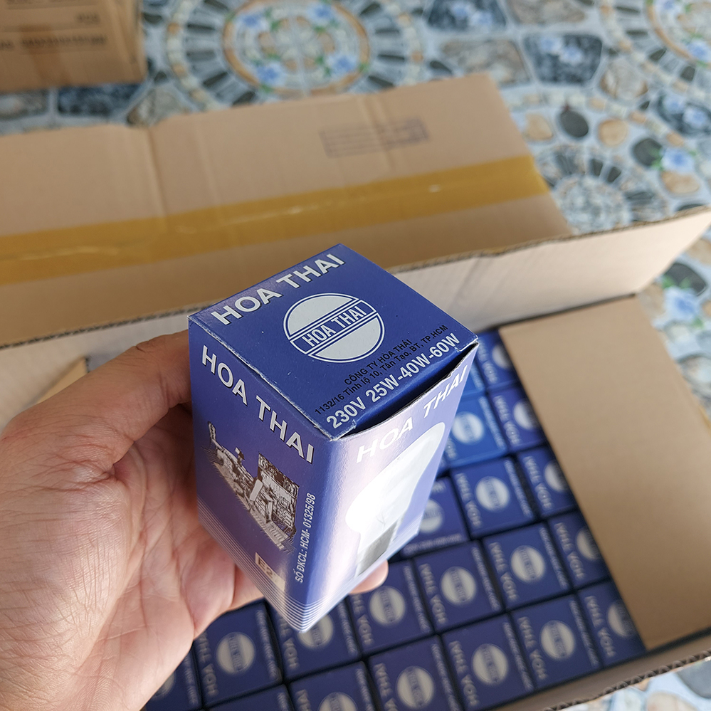 [HCM]Combo 5 Bóng đèn sợi đốt 60w Trắng trong dùng ấp trứng -
