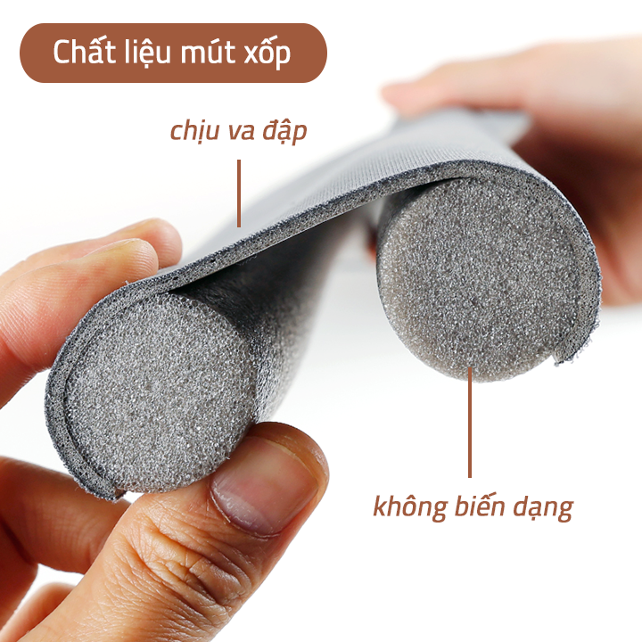 Nẹp xốp chặn cửa thông minh 90cm