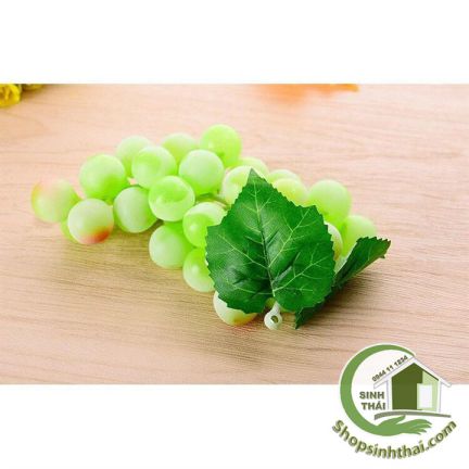[HCM]Chùm quả nho giả màu xanh - trái cây giả cao cấp