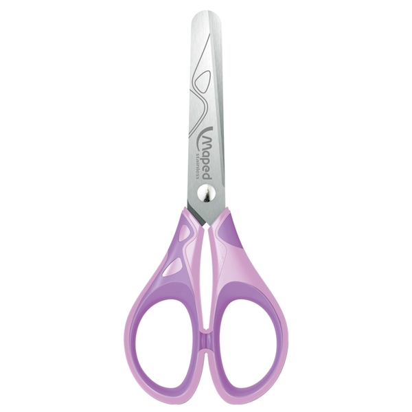Kéo học sinh maped pulse soft pastel 13cm 464411 - màu tím