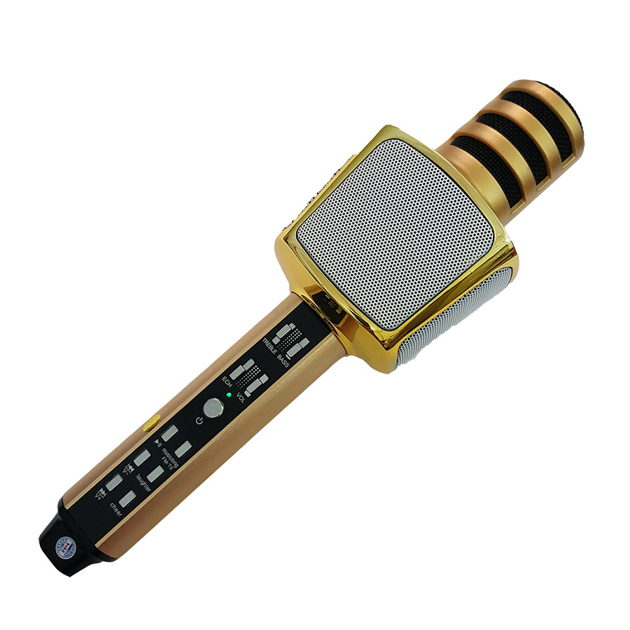 Micro hát karaoke Bluetooth SD17 cao cấp - Mic cầm tay mini, Micro hát karaoke Bluetooth kèm loa không dây SD17- Bass cực chuẩn hỗ trợ cổng cắm thẻ nhớ jack 3.5mm, Nghe Nhạc Cực Hay, Mic Bắt Giọng Rất Tốt