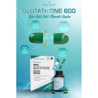 Viên Uống Glutathion 600 Hỗ trợ điều tri nám, tàn nhang, giúp trắng da thumbnail