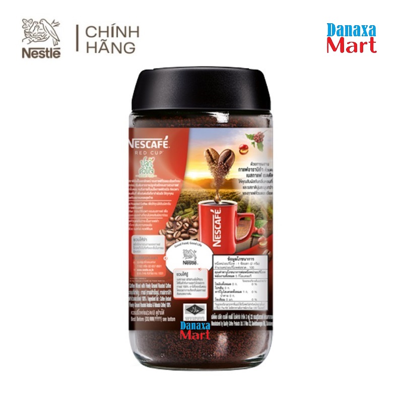 Nescafé Cà phê hòa tan kết hợp cà phê rang xay Red Cup (Hũ 200g)