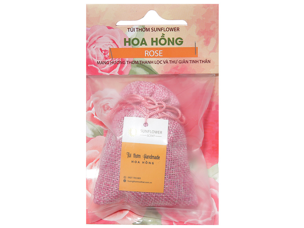 Túi thơm Sunflower hương hoa hồng 30g