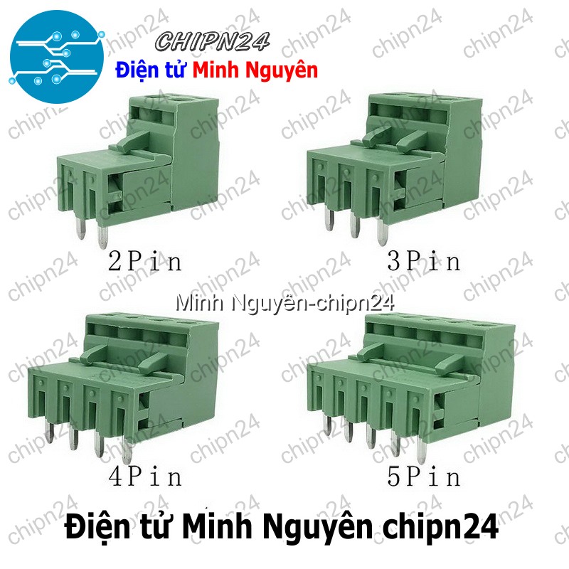 (F216) Domino 2EDG5.08 Cong (Terminal 5.08 5.08mm, Cầu đấu dây nguồn 2P/3P/4P/5P/6P/7P/8P/9P/10P/11P/12P) - [Chọn Loại] - HHH.00150