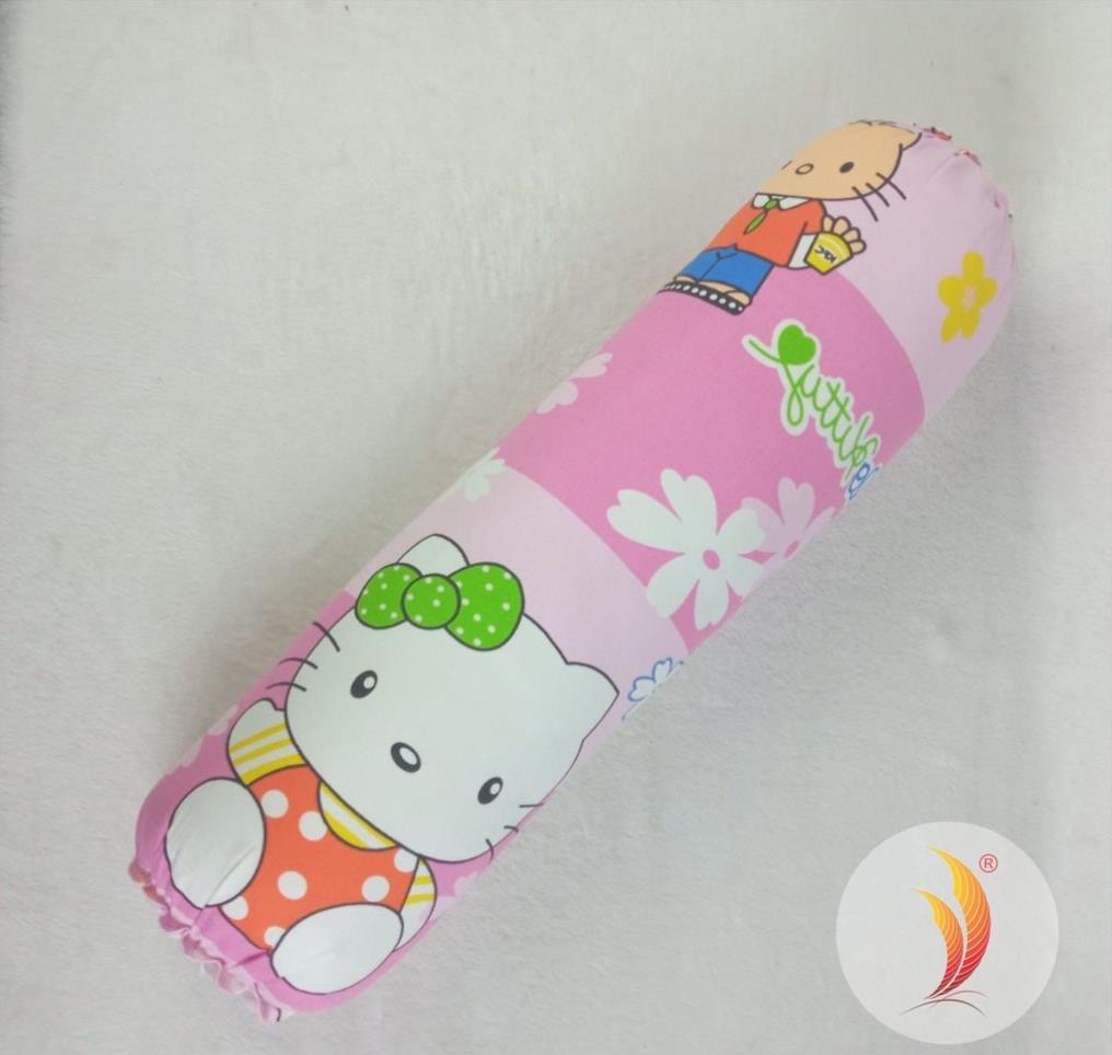 Gối ôm cho bé vải Thắng Lợi 60-80cm, gối mềm mát, nhiều họa tiết hoạt hình dễ thương quen thuộc