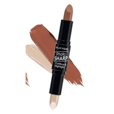 Thỏi Tạo Khối Và Highlight Đa Năng Silkygirl Photo Sharp Contour & Highlight 8g