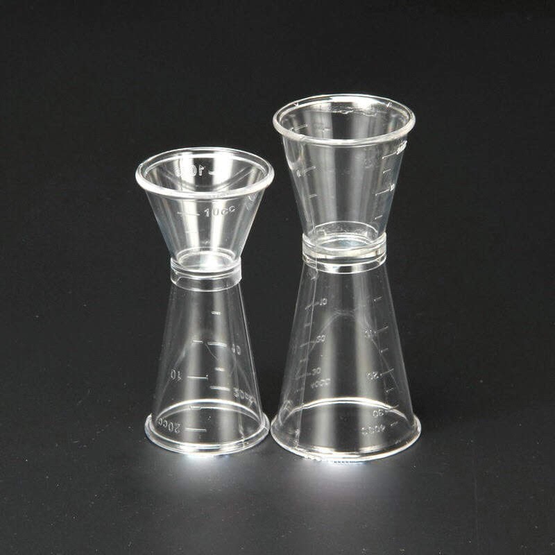 Ly đong định lượng jigger nhựa 2 đầu 10-20ml và 20-40ml, chất lượng đảm bảo an toàn đến sức khỏe người sử dụng, cam kết hàng đúng mô tả