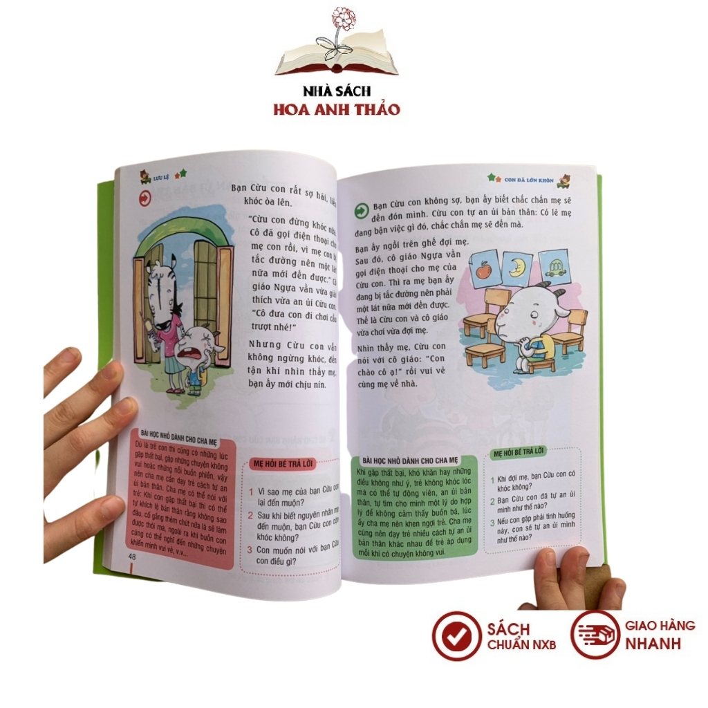 Sách - Con đã lớn khôn dành cho trẻ 5-12 tuổi (nhiều chủ đề)