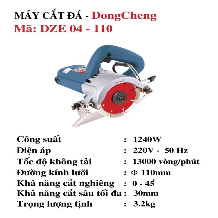 Máy Cắt Gạch Dongcheng DZE04-110 1240W