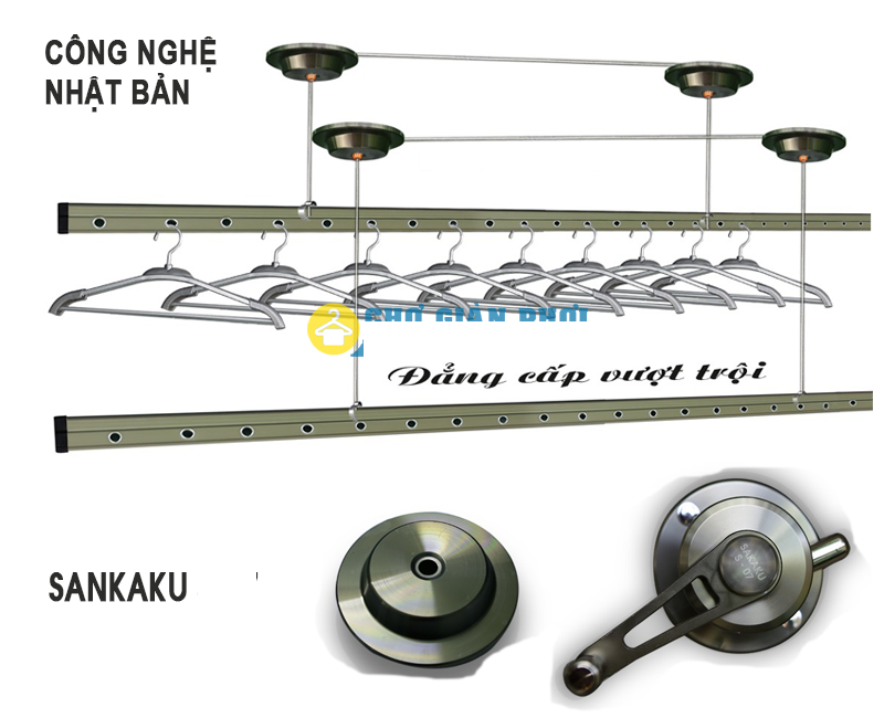 GIÀN PHƠI SANKAKU S09 NEW 2019