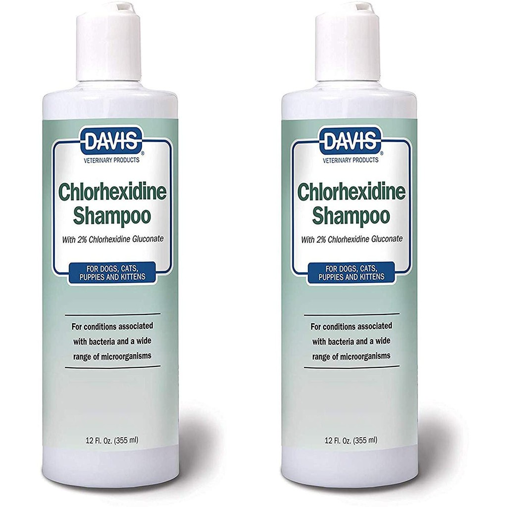 Davis chlorhexidine shampoo - sữa tắm chó mèo dành cho da ngứa, nhiễm khuẩn, viêm da