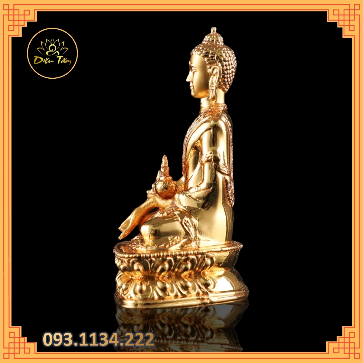 Tượng Đức Phật Dược Sư - Tượng Phật Mật Tông