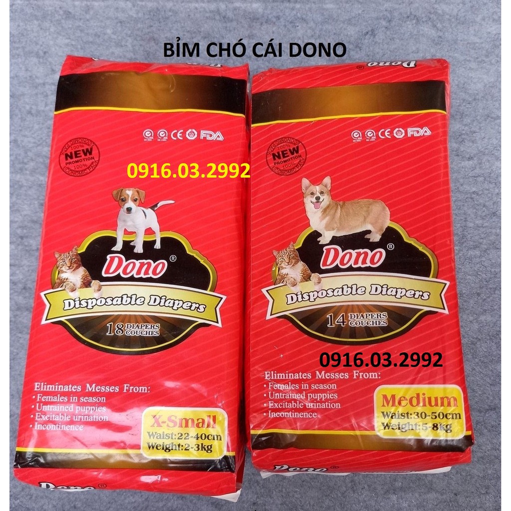 Bỉm Chó Cái Dono - M14 miếng