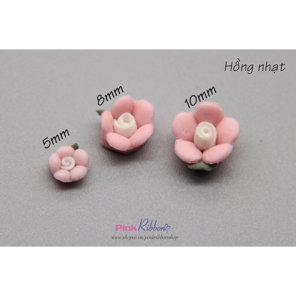 Hoa gốm nhí cỡ 5mm - Set 10 bông
