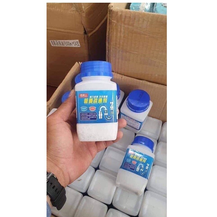 Bột thông cống-Lọ Thông Cống Nắp Xanh