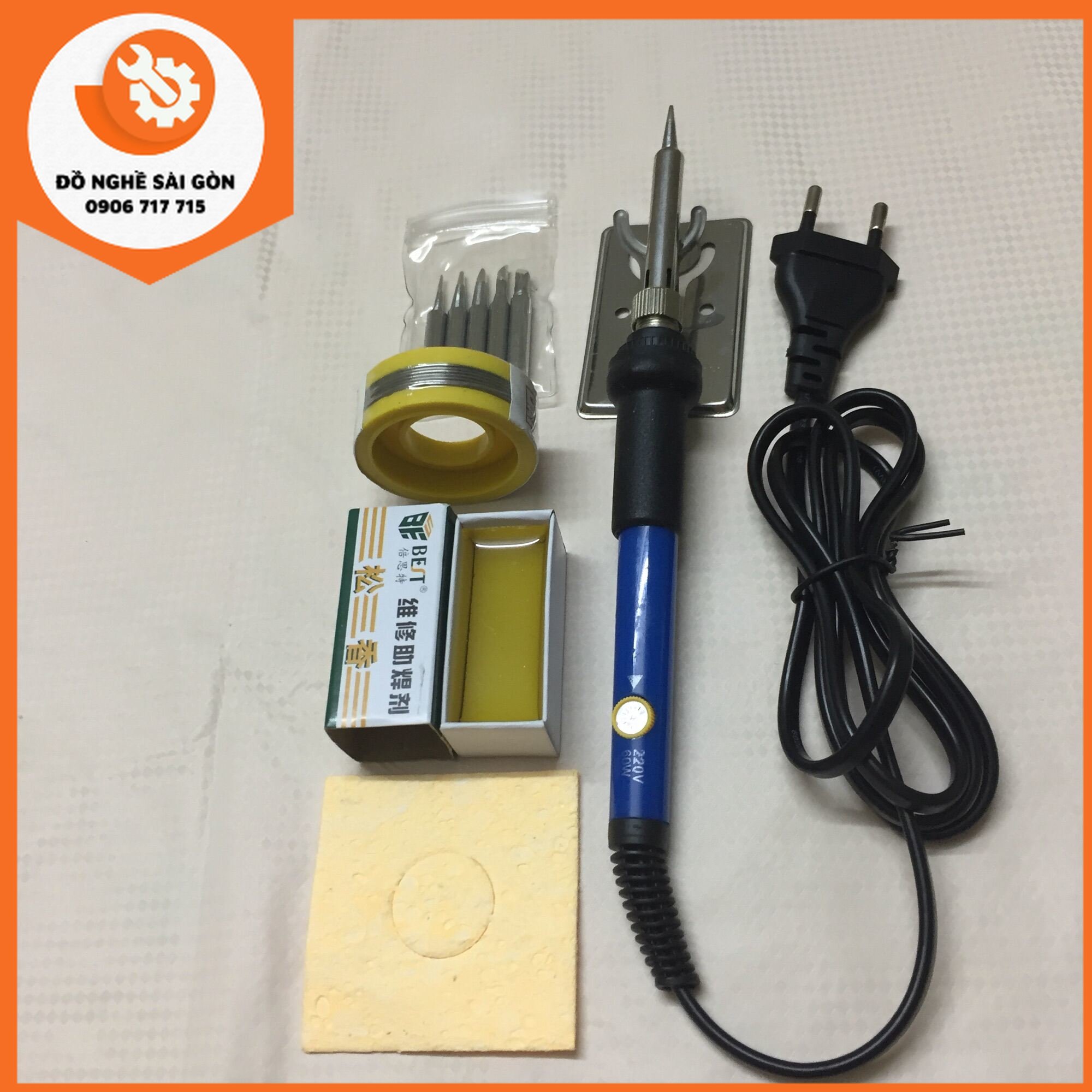 Bộ mỏ hàn chì tq939 điều chỉnh nhiệt độ 60w 220v