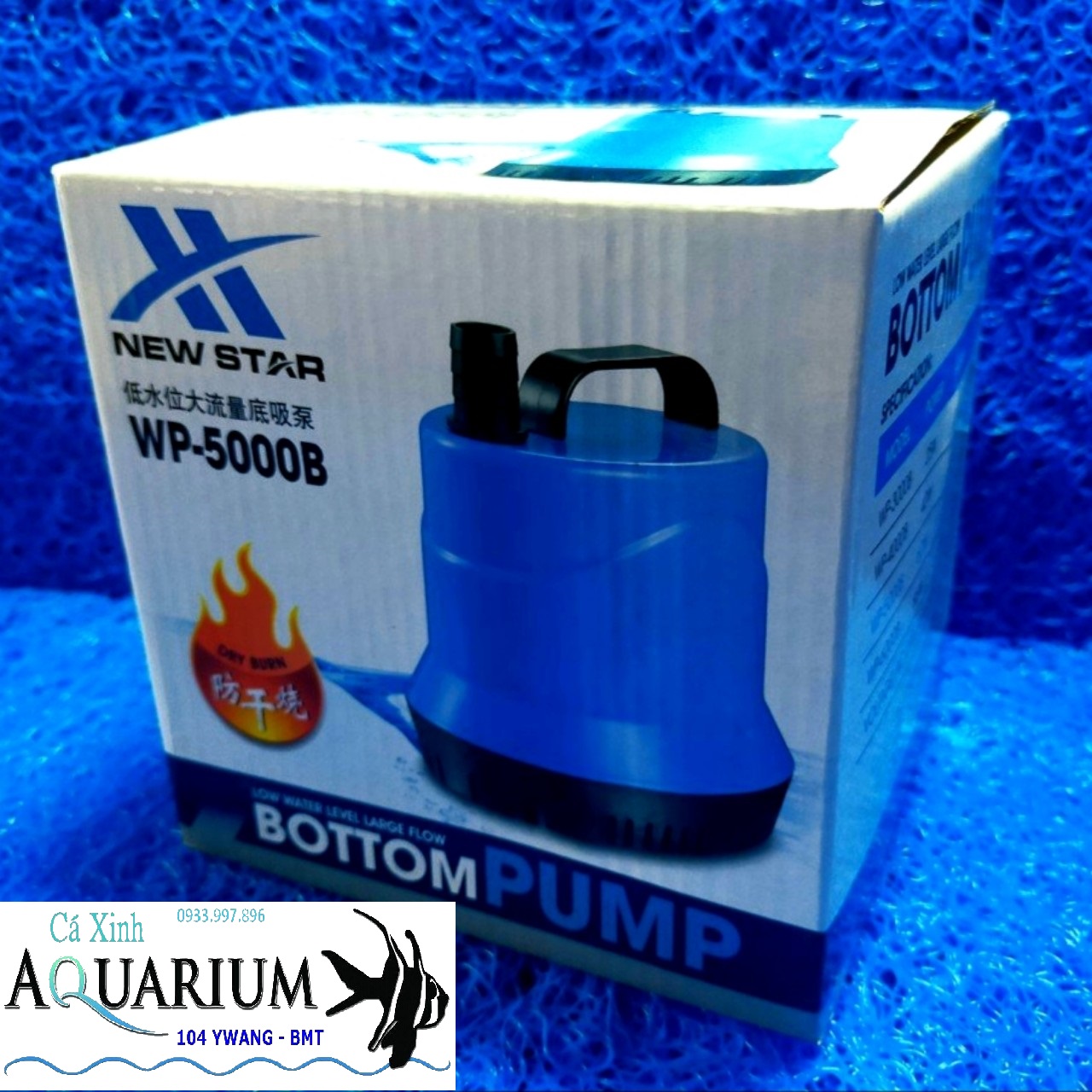 Máy bơm hút đáy bể cá WP 5000B