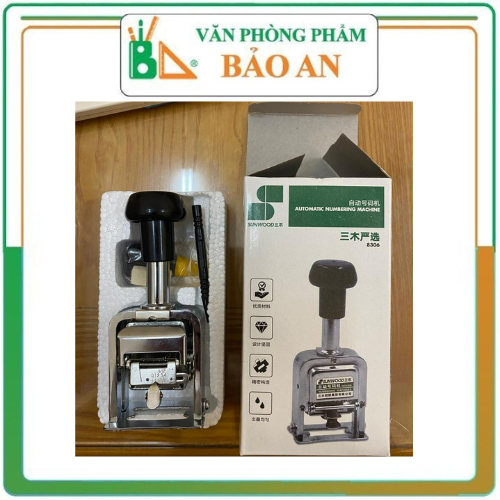Dấu nhảy 6 số cao cấp, mực rõ nét sunwood 8303