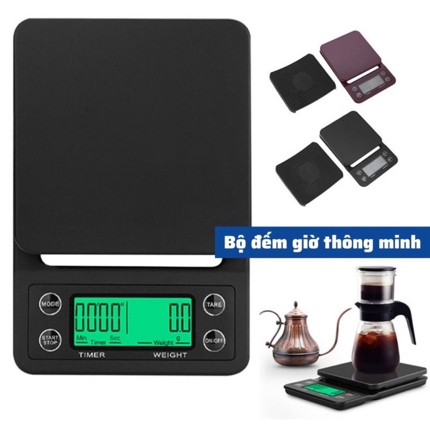 Cân Tiểu Ly Điện Tử Cao Cấp TIMER SCALE 0.1-3Kg
