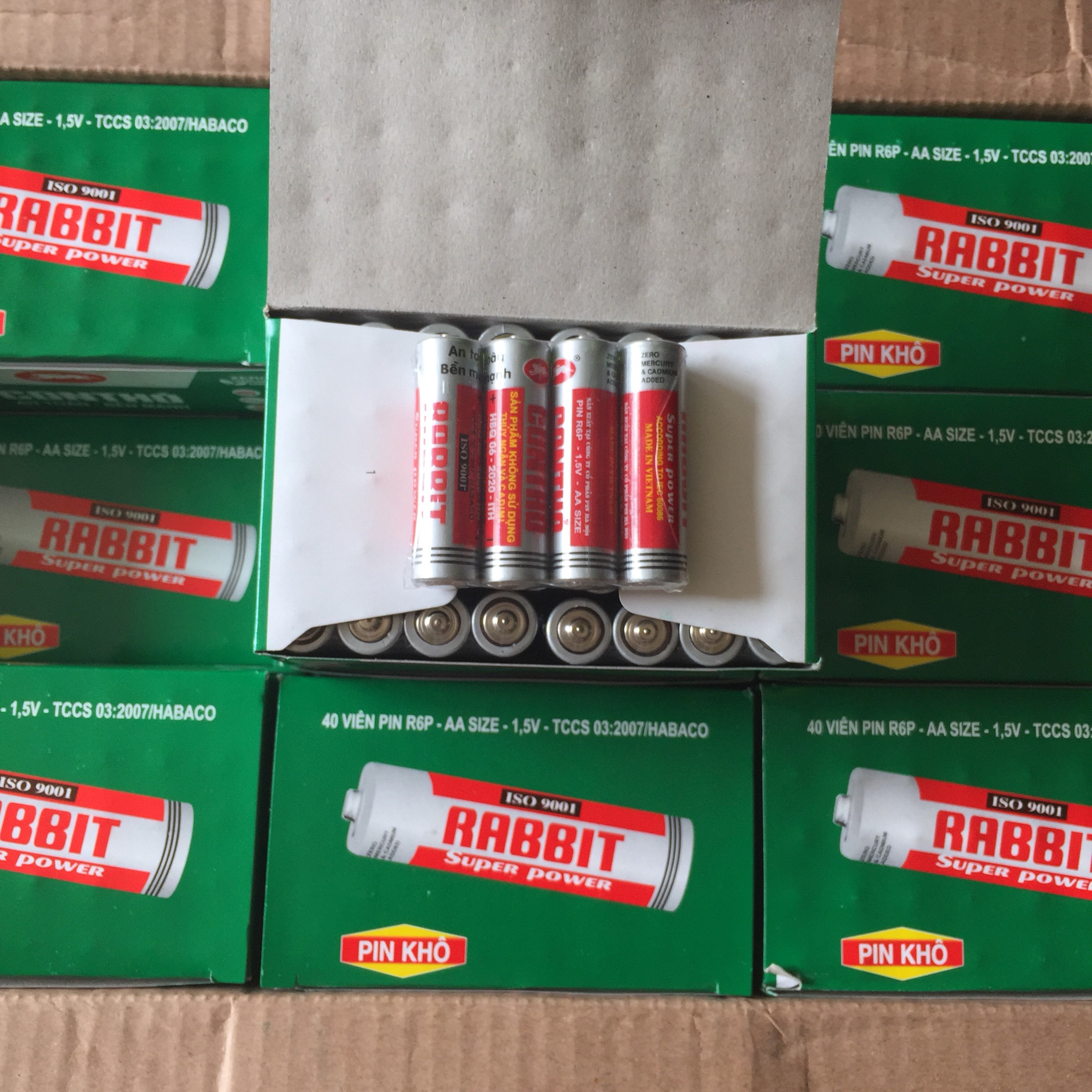 20 viên Pin Con thỏ AA (Pin tiểu)