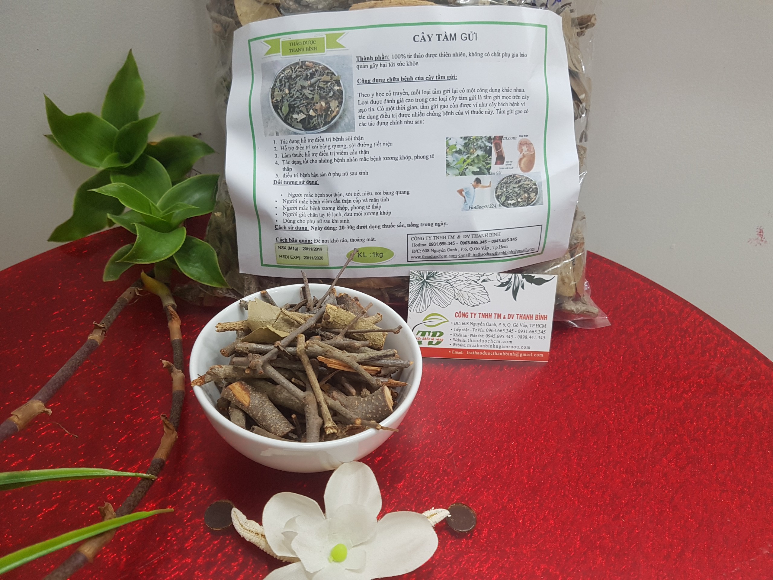 Cây Tầm Gửi Khô 1KG - Đông Y Thanh Bình