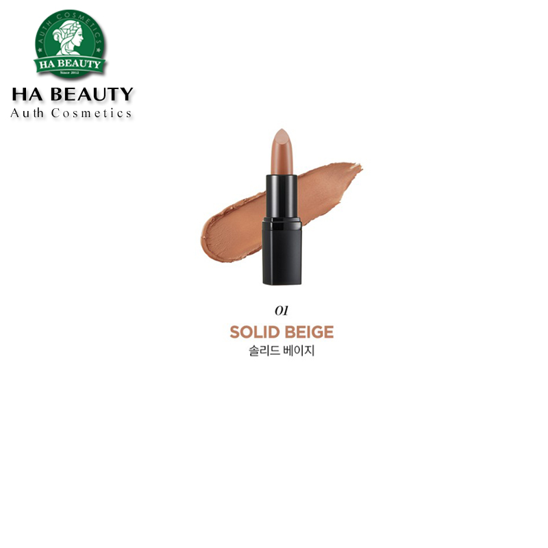 Son thỏi nhiều màu mềm mịn môi the face shop fmgt creamy color lipstick 3.0g