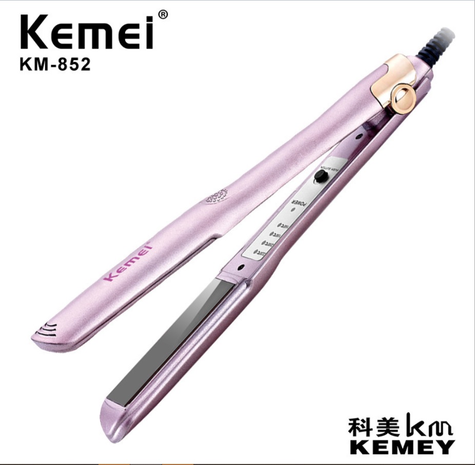 Máy kẹp tóc 4 mức chỉnh nhiệt kemei km 852
