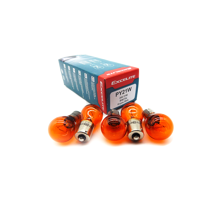 Bóng đèn xi nhan PY21W 12V  (Hộp 10 bóng)