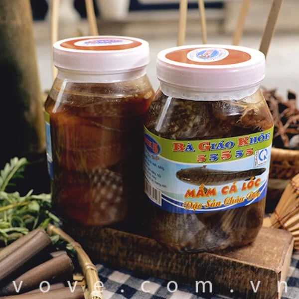 Mắm Cá Lóc nguyên hiệu Bà Giáo Khỏe Châu Đốc 500gr