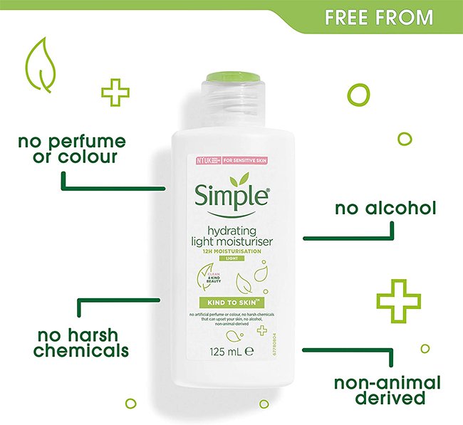 Kem Dưỡng Ẩm Simple Hydrating Light Moisturiser