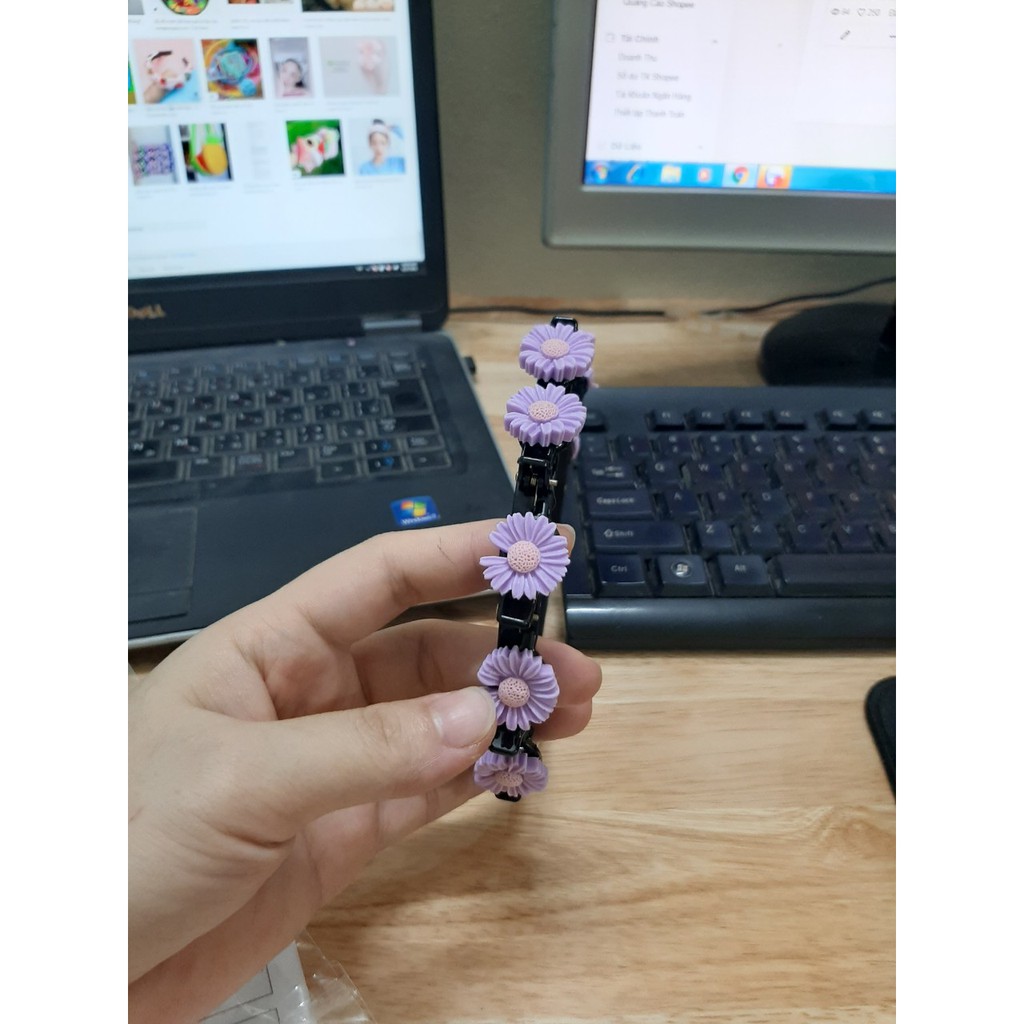 Bờm kẹp tóc hoa quả nhiều màu cho bé gái.ĐTVM