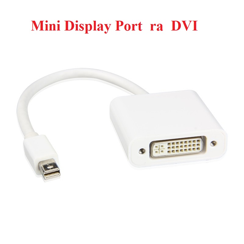 Dây chuyển đổi dùng cho Apple/Macbook Mini DisplayPort ra DVI