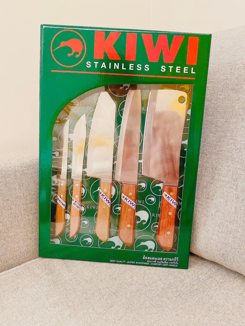 Bộ dao 5 món kiwi cao cấp thái lan hàng chính hãng