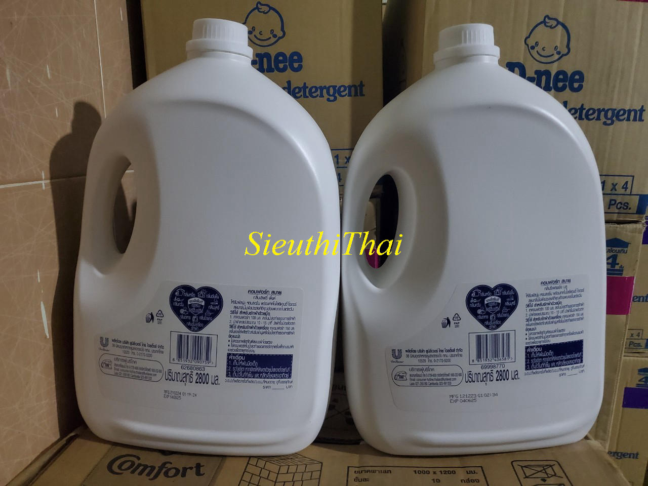 Nước xả Comfort Thái Lan can 2800ml - Màu Xanh