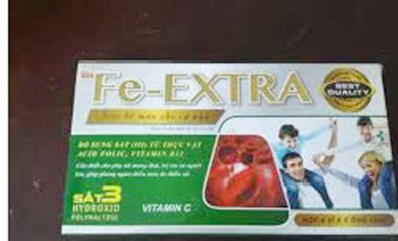 Fe- Extra: Bổ Sung Sắt III, Axit Folic, Vitamin B12