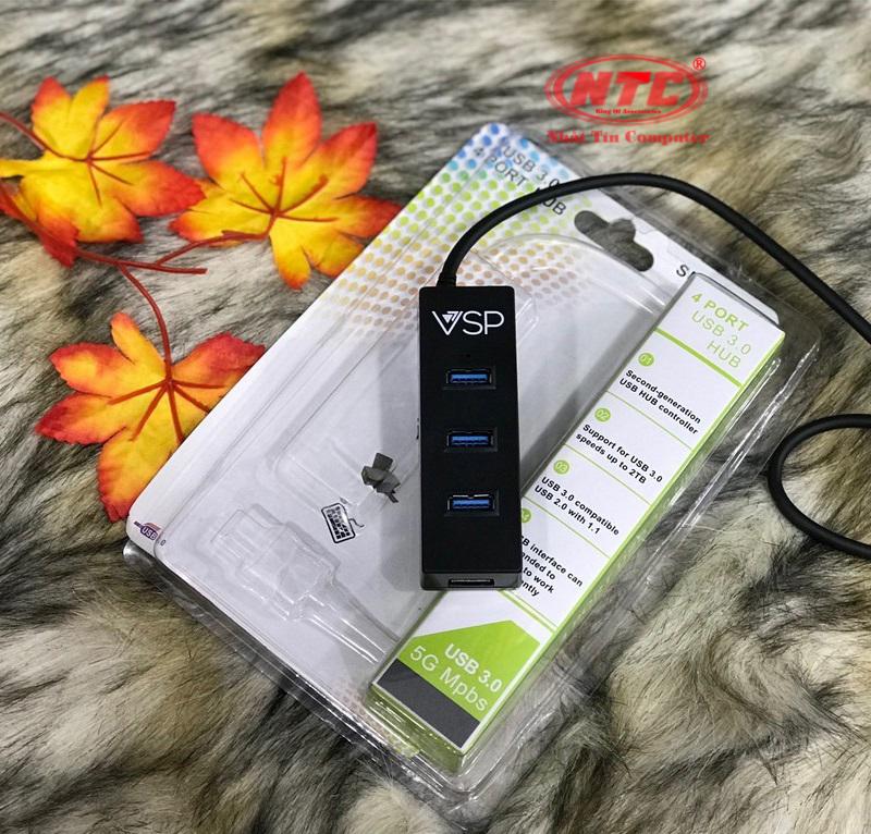 Bộ chia 4 cổng USB 3.0 Vision VSP 5Gbps (Nhiều màu)
