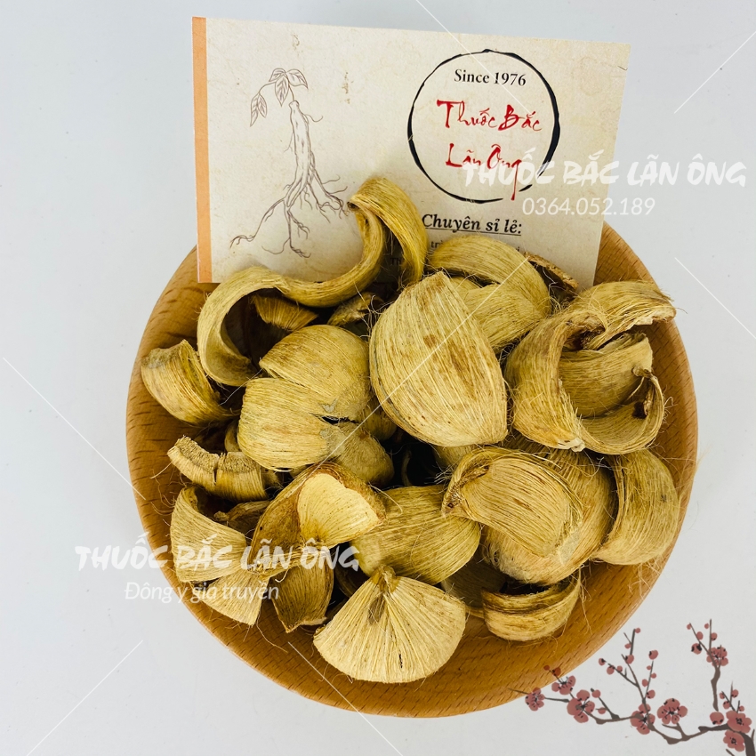 Vỏ cau khô 1kg, đại phúc bì, thơm, sạch - Lãn Ông