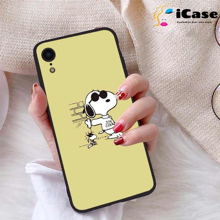 Ốp lưng iphone xr viền dẻo tpu bst snopy