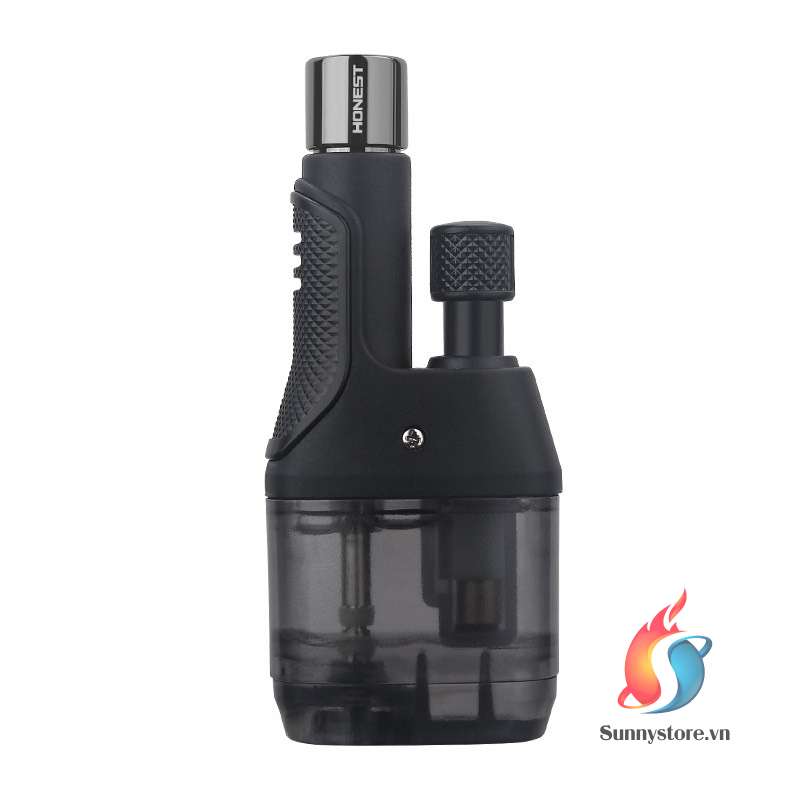 Bật Lửa Khò Để Bàn 1 Tia Honest Hình Tháp Đôi