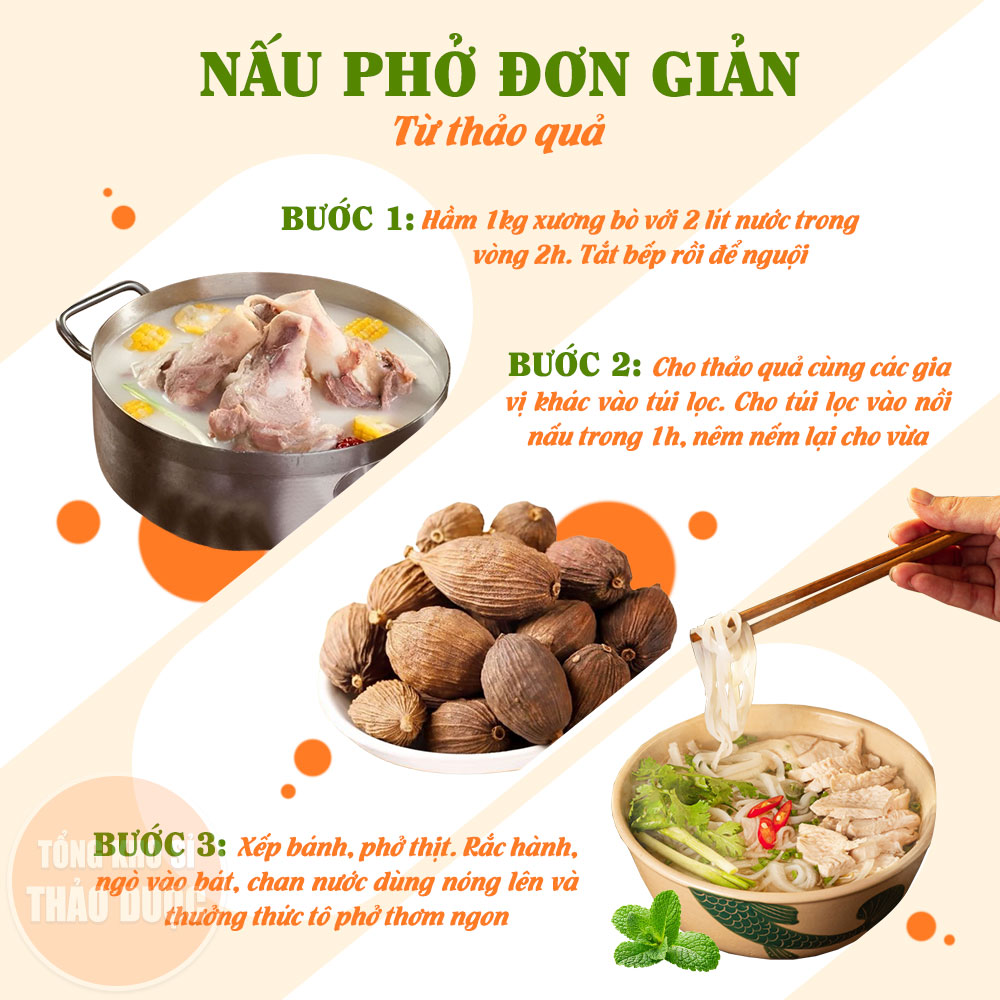 Thảo quả khô Tây Bắc 100g, qủa to, thơm, gia vị nấu phở, mai quế lộ, lạp xương, gà ủ muối