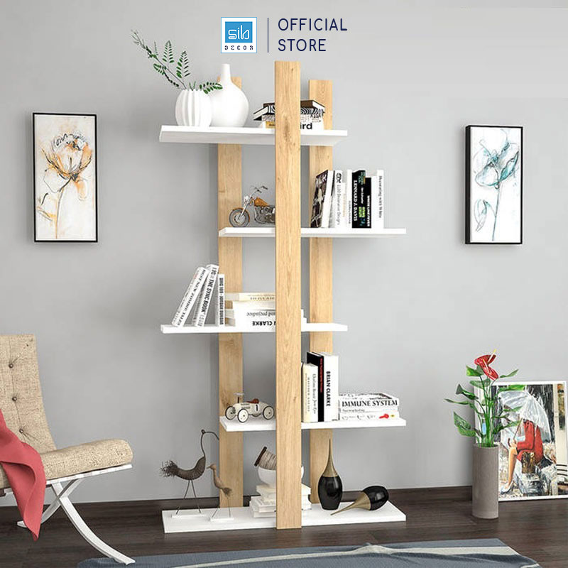 Kệ Sách Di Động 5 Tầng Đơn Giản SIB Decor KS284