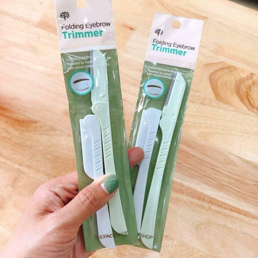 Set 2 Dao cạo lông mày The Face Shop Folding Eyebrow Trimmer