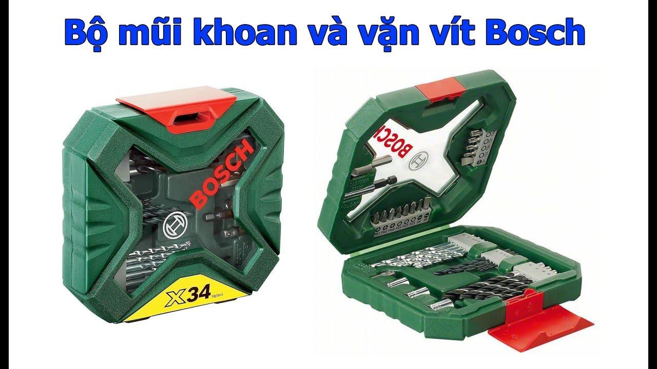 Bộ mũi khoan và vặn vít X-Line 34 món