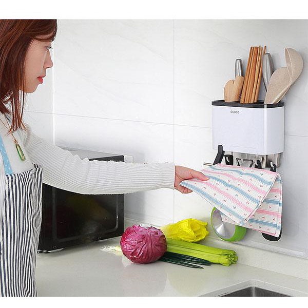 Ống Đũa - Kệ Đựng Đũa Thìa Nhà Bếp Dán Tường Ecoco