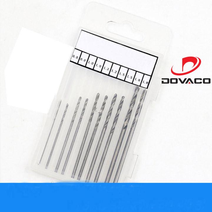 Bộ 10 mũi khoan mini các cỡ