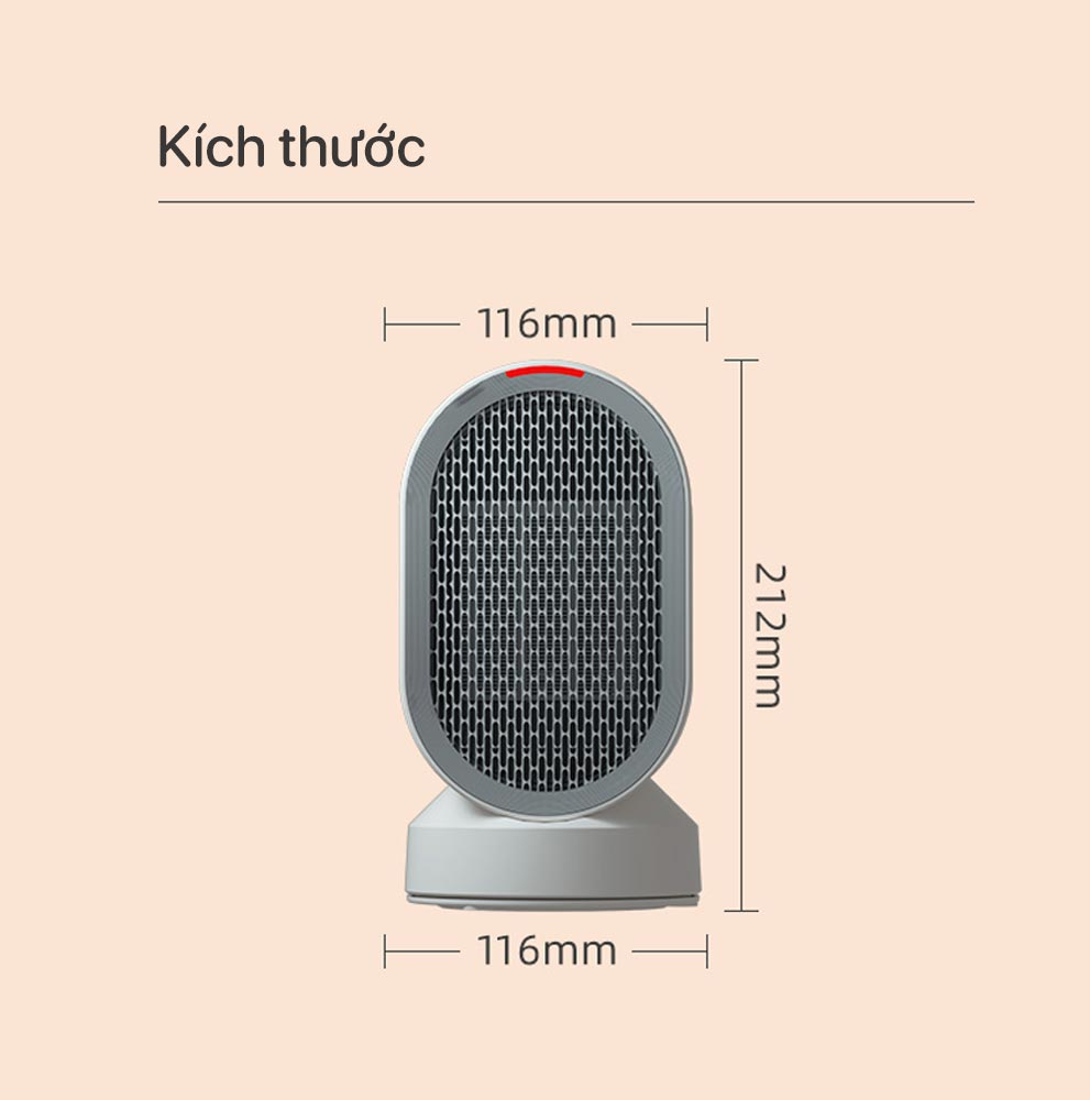Quạt sưởi gốm mini DOUHE DH-QN04