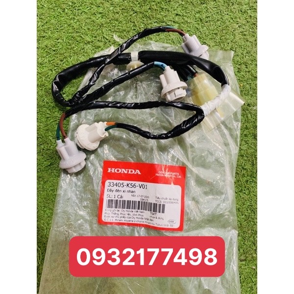 Dây điện đèn xi nhan trước winner v1 có sẵn 4 bóng đèn zin chính hãng honda